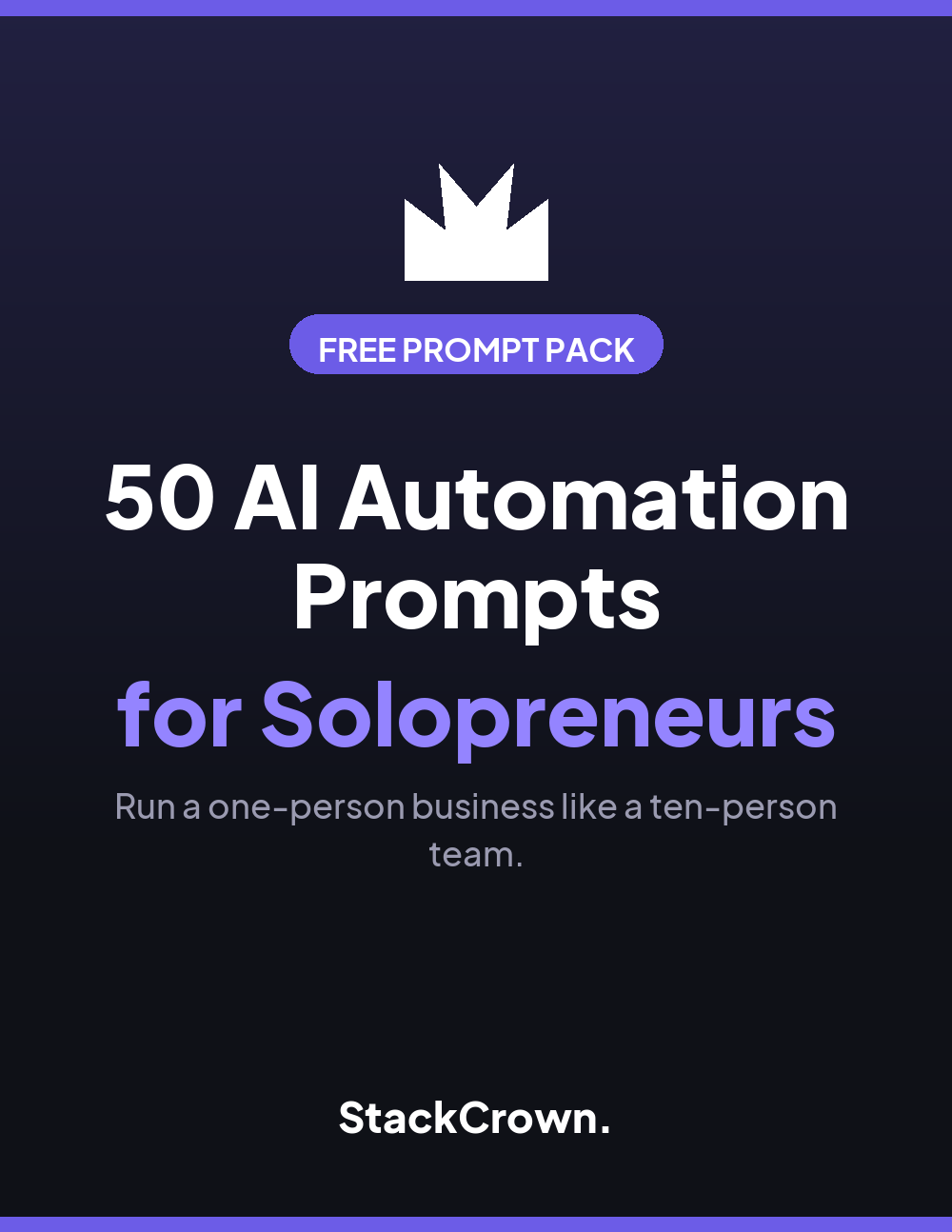 50 AI Automation Prompts for Solopreneurs